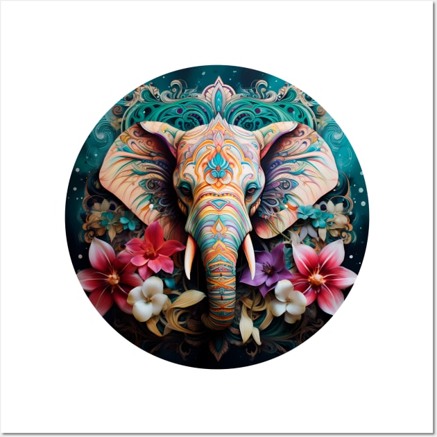 Mandala - Elephant 2 Wall Art by aleibanez